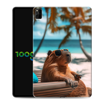 Силиконовый чехол на Huawei MatePad Pro 12.6 (2021) с принтом Капибара Силиконовый чехол на Huawei MatePad Pro 12.6 (2021) с принтом Капибара