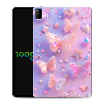 Силиконовый чехол на Huawei MatePad Pro 12.6 (2021) с принтом Бабочки