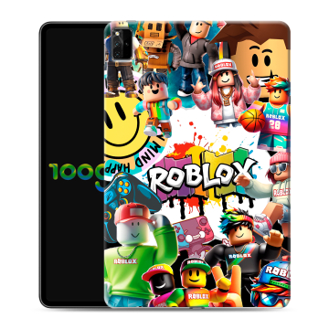 Силиконовый чехол на Huawei MatePad Pro 12.6 (2021) с принтом Roblox Роблокс