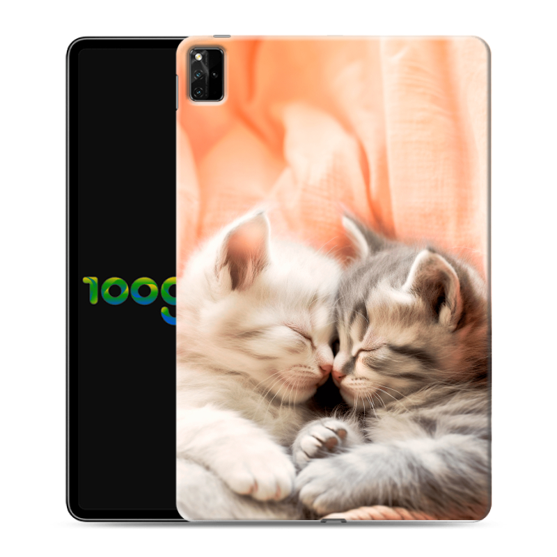 Силиконовый противоударный чехол на Huawei MatePad Pro 12.6 (2021) с принтом Котята Силиконовый противоударный чехол на Huawei MatePad Pro 12.6 (2021) с принтом Котята