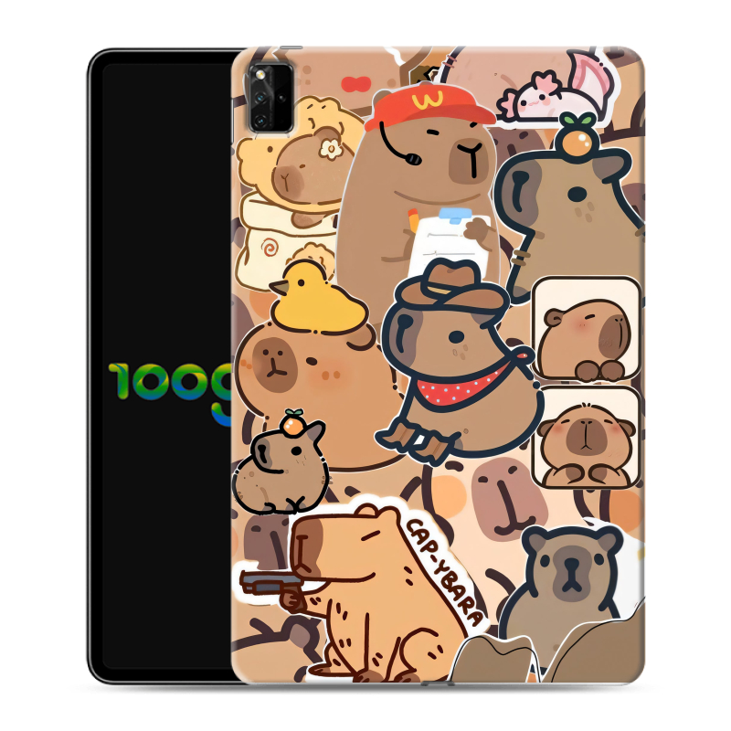Силиконовый чехол на Huawei MatePad Pro 12.6 (2021) с принтом капибара Силиконовый чехол на Huawei MatePad Pro 12.6 (2021) с принтом капибара