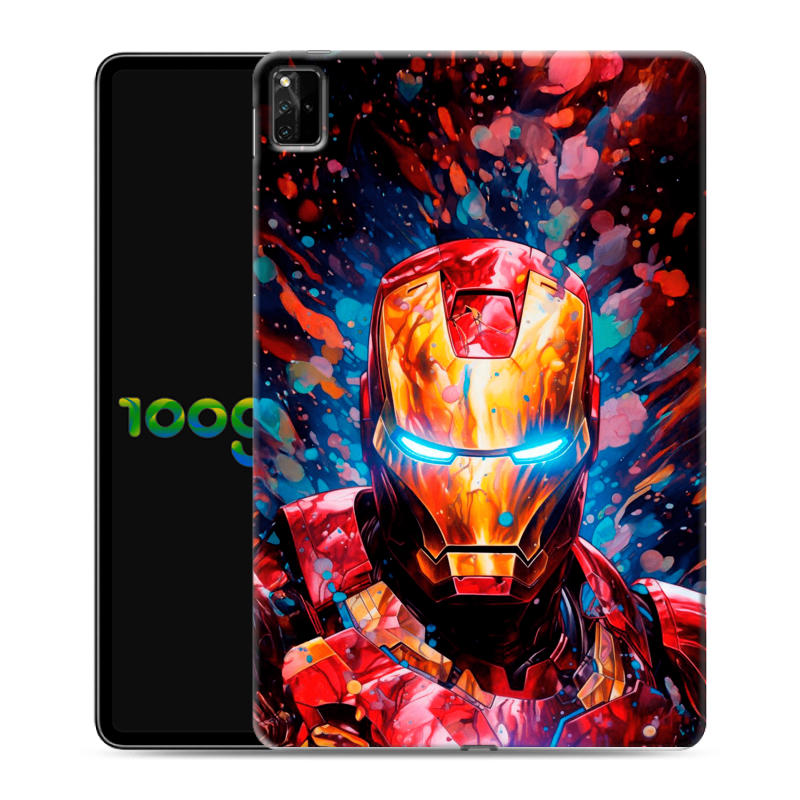 Силиконовый противоударный чехол на Huawei MatePad Pro 12.6 (2021) с принтом Железный человек Ironman Силиконовый противоударный чехол на Huawei MatePad Pro 12.6 (2021) с принтом Железный человек Ironman