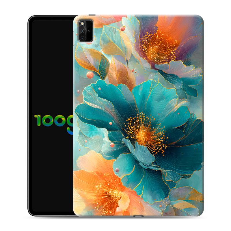 Силиконовый чехол на Huawei MatePad Pro 12.6 (2021) с принтом Цветы Силиконовый чехол на Huawei MatePad Pro 12.6 (2021) с принтом Цветы