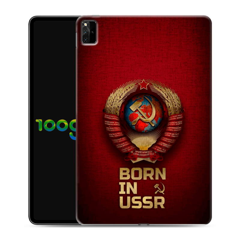 Силиконовый чехол на Huawei MatePad Pro 12.6 (2021) с принтом Флаг Герб СССР Силиконовый чехол на Huawei MatePad Pro 12.6 (2021) с принтом Флаг Герб СССР
