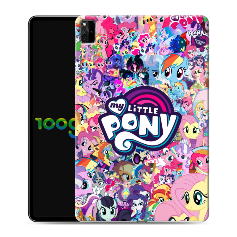 Силиконовый противоударный чехол на Huawei MatePad Pro 12.6 (2021) с принтом My little pony Дружба чудо Силиконовый противоударный чехол на Huawei MatePad Pro 12.6 (2021) с принтом My little pony Дружба чудо