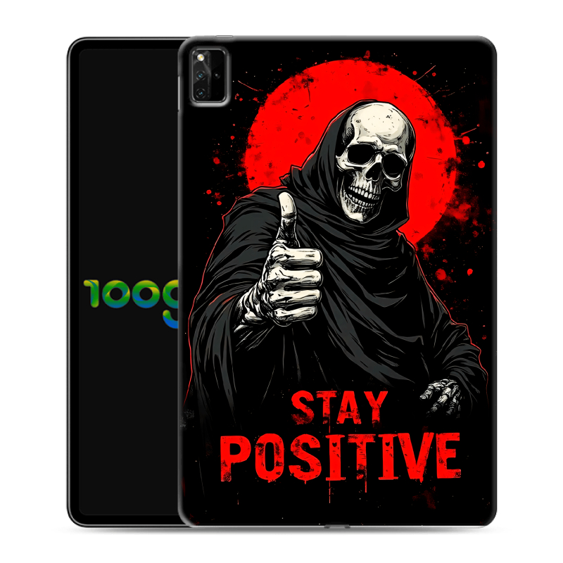 Силиконовый противоударный чехол на Huawei MatePad Pro 12.6 (2021) с принтом смешной скелет Силиконовый противоударный чехол на Huawei MatePad Pro 12.6 (2021) с принтом смешной скелет