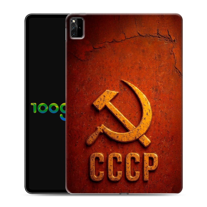Силиконовый чехол на Huawei MatePad Pro 12.6 (2021) с принтом Флаг Герб СССР Силиконовый чехол на Huawei MatePad Pro 12.6 (2021) с принтом Флаг Герб СССР
