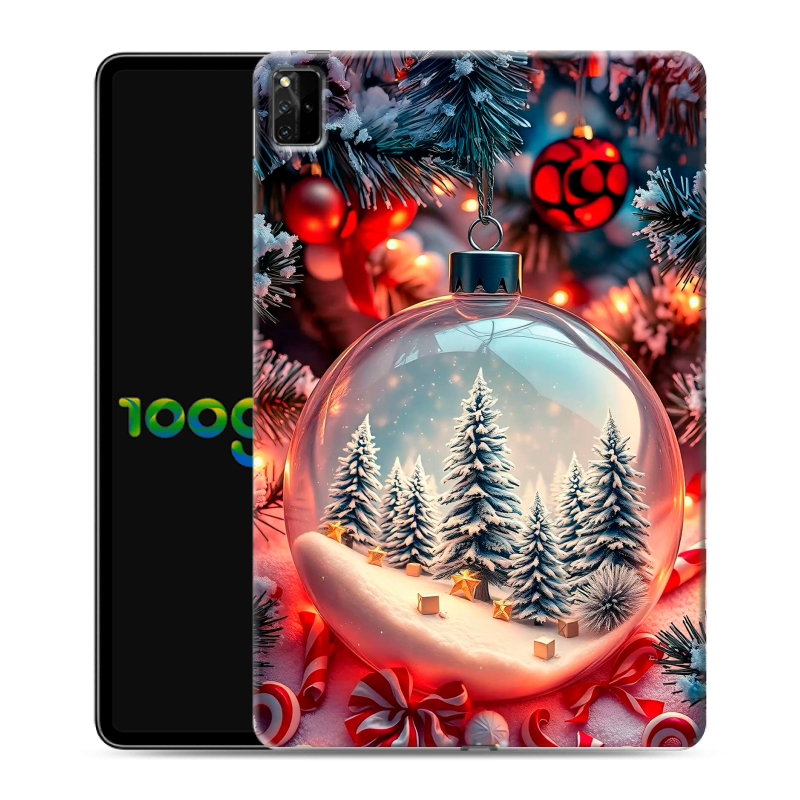 Силиконовый противоударный чехол на Huawei MatePad Pro 12.6 (2021) с принтом Новый год Силиконовый противоударный чехол на Huawei MatePad Pro 12.6 (2021) с принтом Новый год
