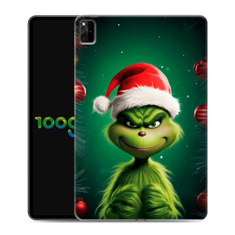 Силиконовый чехол на Huawei MatePad Pro 12.6 (2021) с принтом Гринч Новый год Рождество Силиконовый чехол на Huawei MatePad Pro 12.6 (2021) с принтом Гринч Новый год Рождество