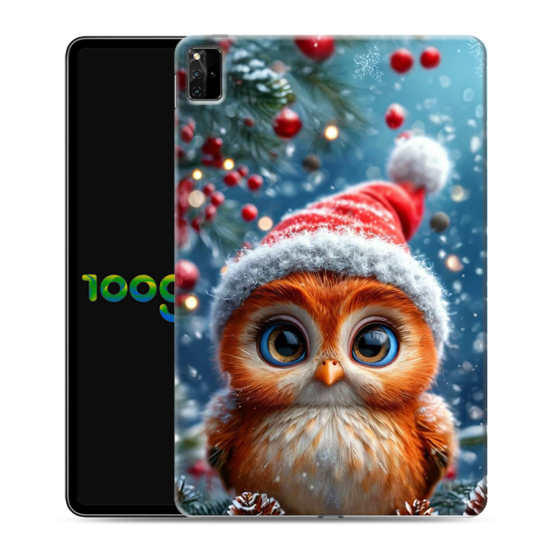 Силиконовый противоударный чехол на Huawei MatePad Pro 12.6 (2021) с принтом Новый год Силиконовый противоударный чехол на Huawei MatePad Pro 12.6 (2021) с принтом Новый год