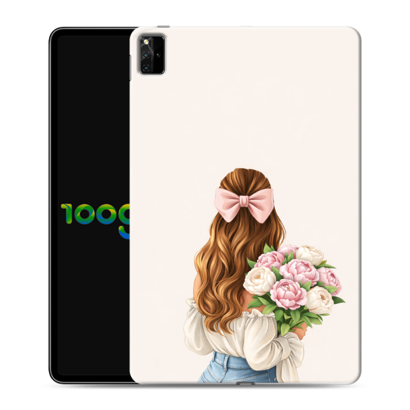 Силиконовый чехол на Huawei MatePad Pro 12.6 (2021) с принтом женский Силиконовый чехол на Huawei MatePad Pro 12.6 (2021) с принтом женский