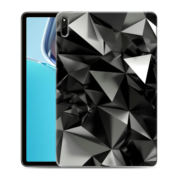 Силиконовый чехол на планшета Huawei MatePad 11 (2021) с принтом Черные кристаллы Силиконовый чехол на планшета Huawei MatePad 11 (2021) с принтом Черные кристаллы