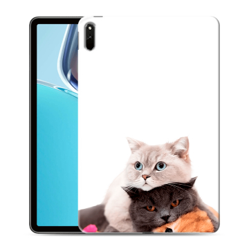 Силиконовый чехол на планшета Huawei MatePad 11 (2021) с принтом Кошки Силиконовый чехол на планшета Huawei MatePad 11 (2021) с принтом Кошки