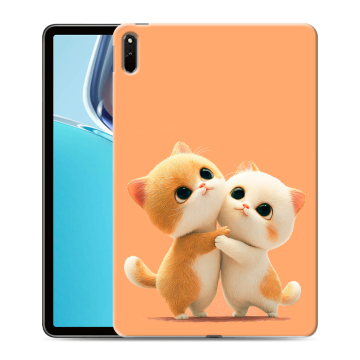Силиконовый чехол на планшета Huawei MatePad 11 (2021) с принтом Милые котики Силиконовый чехол на планшета Huawei MatePad 11 (2021) с принтом Милые котики