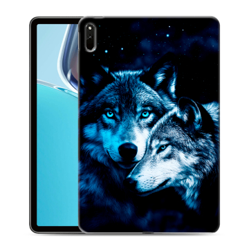 Силиконовый чехол на планшета Huawei MatePad 11 (2021) с принтом Волки Силиконовый чехол на планшета Huawei MatePad 11 (2021) с принтом Волки
