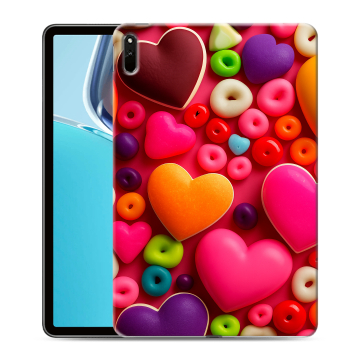 Силиконовый чехол на планшета Huawei MatePad 11 (2021) с принтом Сердечки Силиконовый чехол на планшета Huawei MatePad 11 (2021) с принтом Сердечки