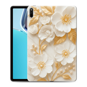 Силиконовый чехол на Huawei MatePad 11 (2021) с принтом Цветы