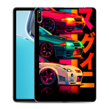 Силиконовый чехол на Huawei MatePad 11 (2021) с принтом Гоночные машины