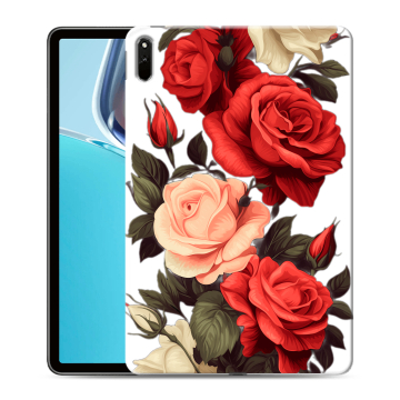 Силиконовый чехол на Huawei MatePad 11 (2021) с принтом Розы