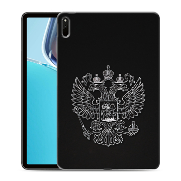 Силиконовый чехол на Huawei MatePad 11 (2021) с принтом Герб России