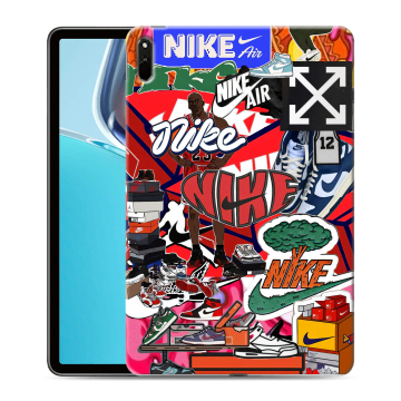 Силиконовый чехол на Huawei MatePad 11 (2021) с принтом Найк Nike яркий