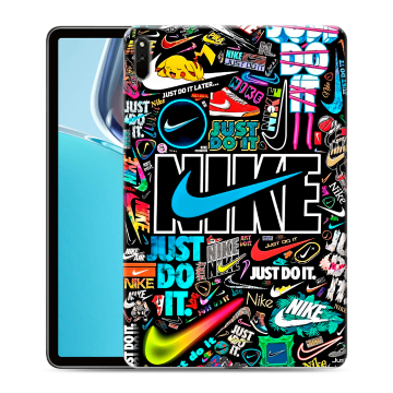 Силиконовый чехол на Huawei MatePad 11 (2021) с принтом найк nike черный