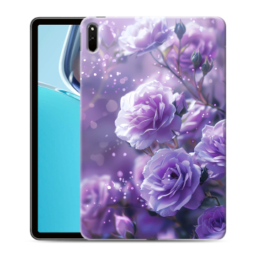 Силиконовый чехол на Huawei MatePad 11 (2021) с принтом Розы цветы