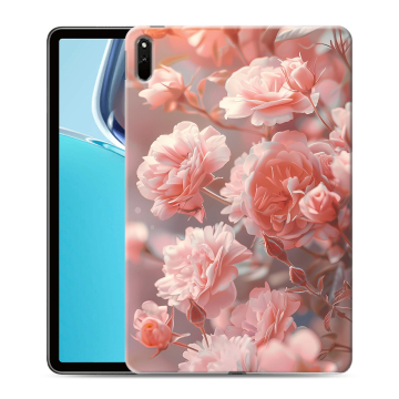 Силиконовый чехол на Huawei MatePad 11 (2021) с принтом Розовые розы