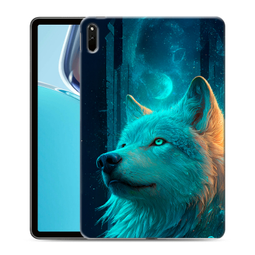 Силиконовый чехол на Huawei MatePad 11 (2021) с принтом бабочки саккура