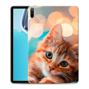 Силиконовый чехол на Huawei MatePad 11 (2021) с принтом котик