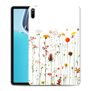 Силиконовый чехол на Huawei MatePad 11 (2021) с принтом цветы