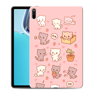 Силиконовый чехол на Huawei MatePad 11 (2021) с принтом Hello Kitty Хелоу Кити