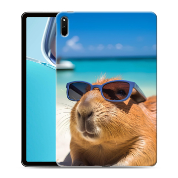 Силиконовый чехол на Huawei MatePad 11 (2021) с принтом Капибара Силиконовый чехол на Huawei MatePad 11 (2021) с принтом Капибара