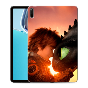 Силиконовый чехол на Huawei MatePad 11 (2021) с принтом Как приручить дракона