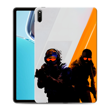 Силиконовый чехол на Huawei MatePad 11 (2021) с принтом Контер страйк Counter strike