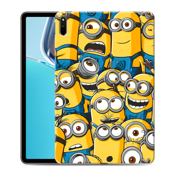 Силиконовый чехол на Huawei MatePad 11 (2021) с принтом Миньоны Силиконовый чехол на Huawei MatePad 11 (2021) с принтом Миньоны