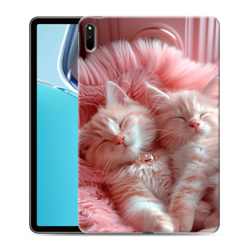 Силиконовый чехол на Huawei MatePad 11 (2021) с принтом котята котики