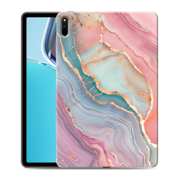 Силиконовый чехол на Huawei MatePad 11 (2021) с принтом розовый мрамор Силиконовый чехол на Huawei MatePad 11 (2021) с принтом розовый мрамор