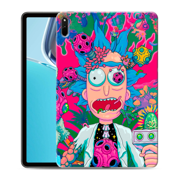 Силиконовый чехол на Huawei MatePad 11 (2021) с принтом Рик и Морти Rick Morty