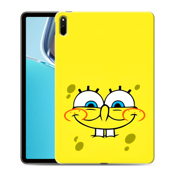 Силиконовый чехол на Huawei MatePad 11 (2021) с принтом спанчбоб спанч боб