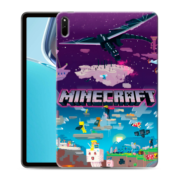 Силиконовый чехол на Huawei MatePad 11 (2021) с принтом Майнкрафт Minecraft