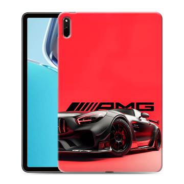 Силиконовый чехол на Huawei MatePad 11 (2021) с принтом Мерседес Mercedes AMG