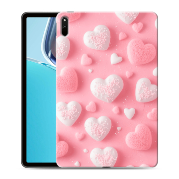 Силиконовый чехол на Huawei MatePad 11 (2021) с принтом Сердечки Силиконовый чехол на Huawei MatePad 11 (2021) с принтом Сердечки