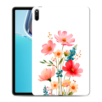 Силиконовый чехол на Huawei MatePad 11 (2021) с принтом Цветы
