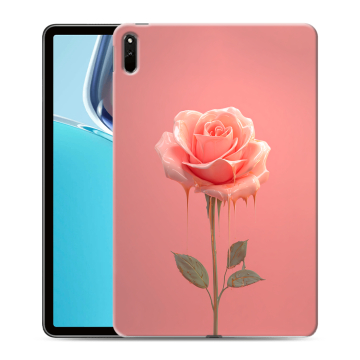 Силиконовый чехол на Huawei MatePad 11 (2021) с принтом Розовая роза