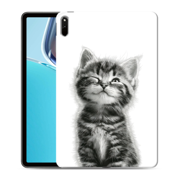 Силиконовый чехол на Huawei MatePad 11 (2021) с принтом Котенок