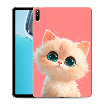 Силиконовый чехол на Huawei MatePad 11 (2021) с принтом Розовый котенок