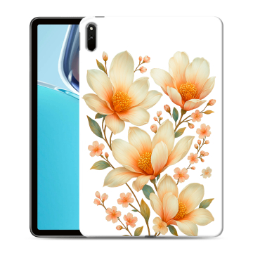 Силиконовый чехол на Huawei MatePad 11 (2021) с принтом Цветы