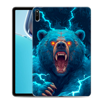 Силиконовый чехол на Huawei MatePad 11 (2021) с принтом Медведь