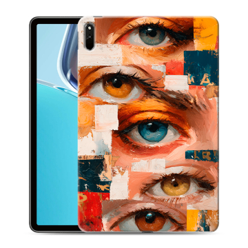 Силиконовый чехол на Huawei MatePad 11 (2021) с принтом Модный принт
